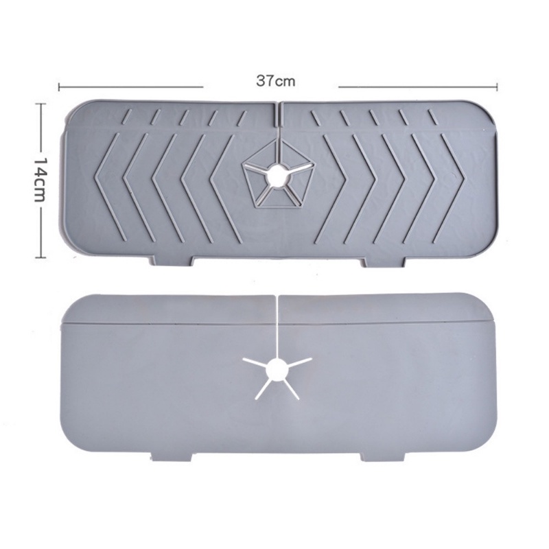 1pc Pad Pelindung Keran Air Bahan Silikon Untuk Dapur / Kamar Mandi