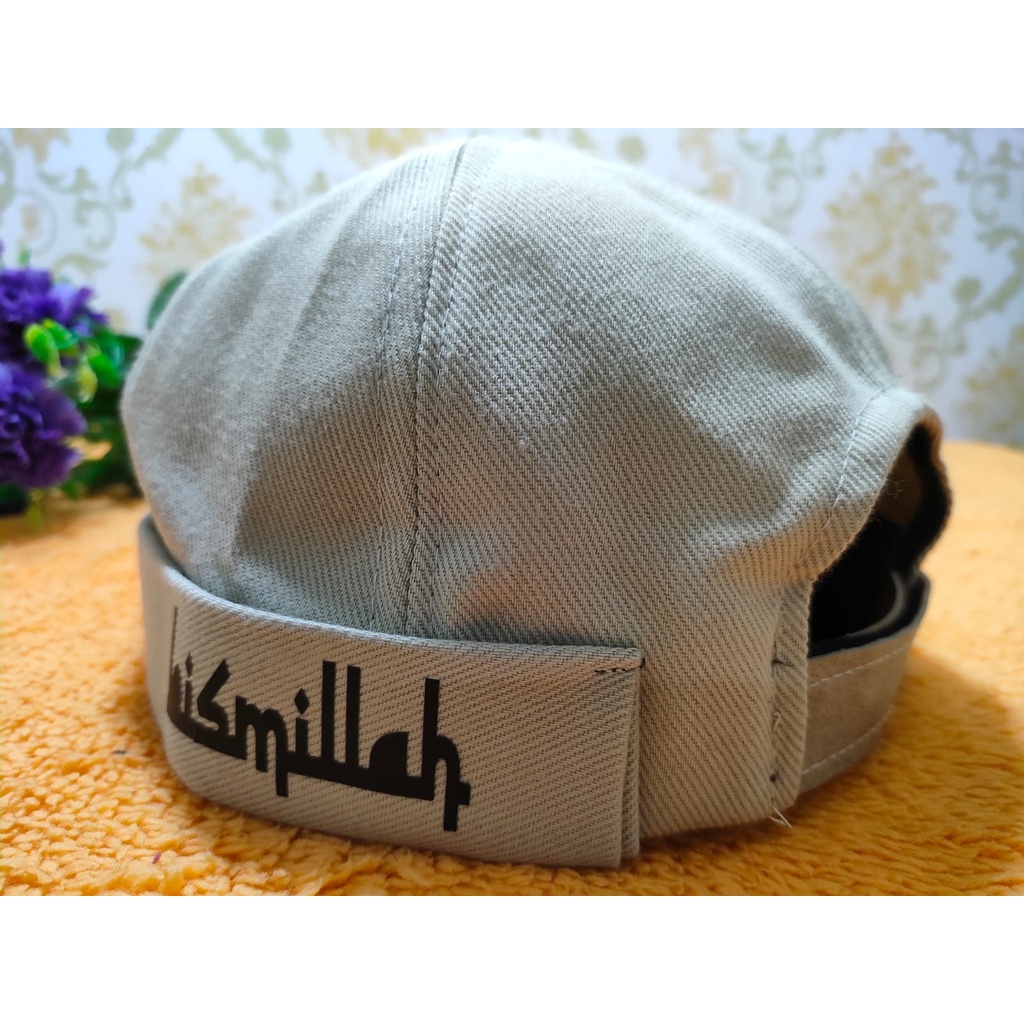 TOPI MIKI HAT POLOS &amp; KALIGRAFI PECI GAUL ROCKZILLA PREMIUM &amp; EXLUSIVE ORIGINAL BRAND TOPI MIKI HAT bissmillahTOPI MIKIHAT UAS TOPI PRIA DEWASA