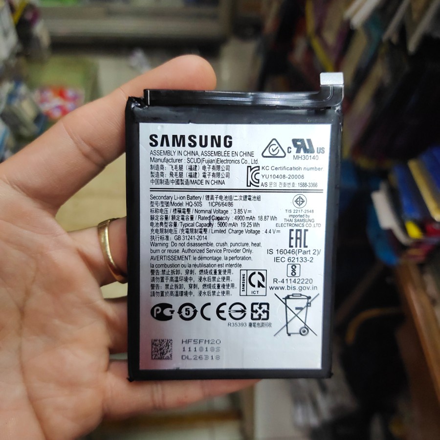 SAMSUNG A10S / A20S / SCUD-WT-N6 , SAMSUNG A22 5G / SCUD-WT-W1 , SAMSUNG A02S / A03 / A03S / HQ-50S / HQ-50SD , A01 / A01 CORE / QL1695 baterai battrey batre battle mantul