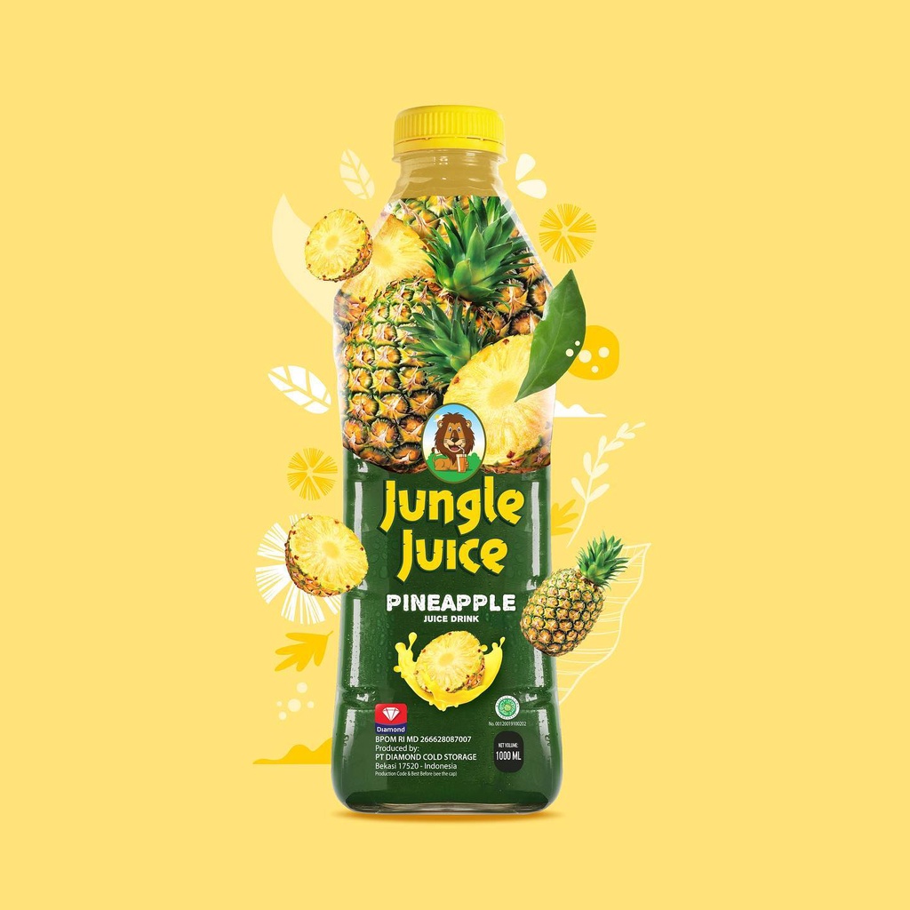 

Diamond Jungle Juice Pineapple Minuman Sari Buah Nanas 1L