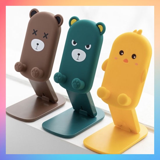 HD40 Stand Holder Handphone Karakter / HD-40 Tablet Ipad Universal Desain Lucu / STAND HOLDER HANDPHONE KARAKTER HD40 / HD-40 TABLET IPAD UNIVERSAL / HOLDER HP LIPAT MOTIF / STAND HP LIPAT ADJUSTABLE / DESKTOP TABLET HD40