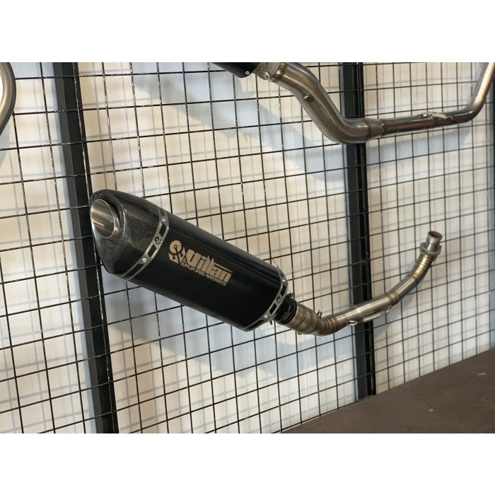 KNALPOT VILLAN MV1 black heder silver aerox155 nmax adv vario beat BARANG 100% ORIGINAL