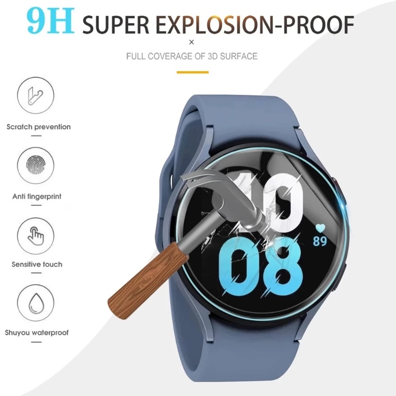 Pelindung Layar Tempered Glass HD Untuk Samsung Galaxy Watch 5 Pro / Galaxy Watch 5 Pro
