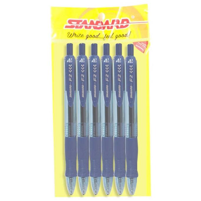 

STANDARD PEN F2 0.7 ISI 6 PCS