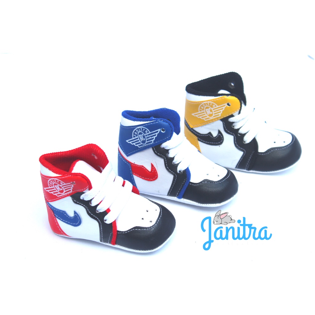 janitra sepatu sneakers prewalker sepatu bayi boot belajar jalan merangkak jrd