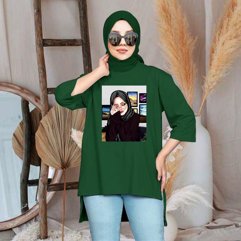 FC - TUNIK BASIC OVERSIZE WANITA HIJAB'S VARIASI 060 DTF