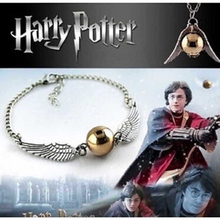 Pandora Kalung 925 Silver Harry Potter Dan The Deathly Hallows Snitch Pendant Untuk Pria Dan Wanita