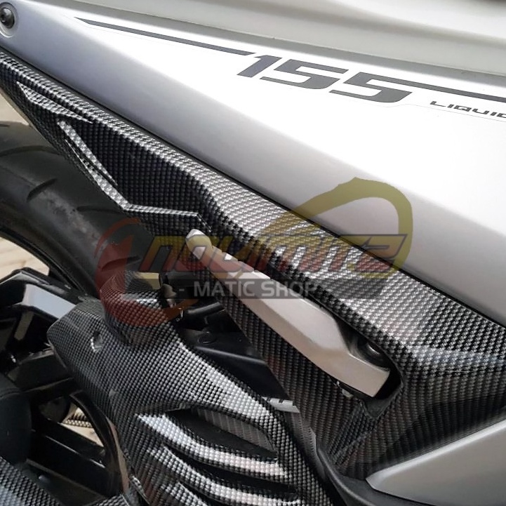 Cover Tutup Pijakan Step Belakang NEMO Carbon Yamaha Aerox 155 OLD