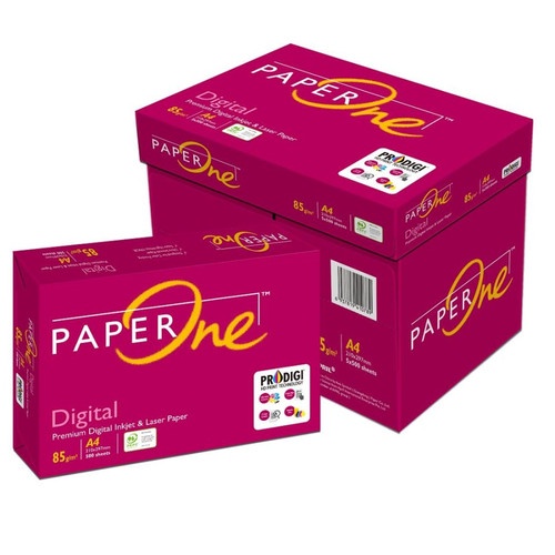 

Kertas HVS A4 85 Gram Gsm PAPERONE SiDU Print Fotocopy Putih Polos
