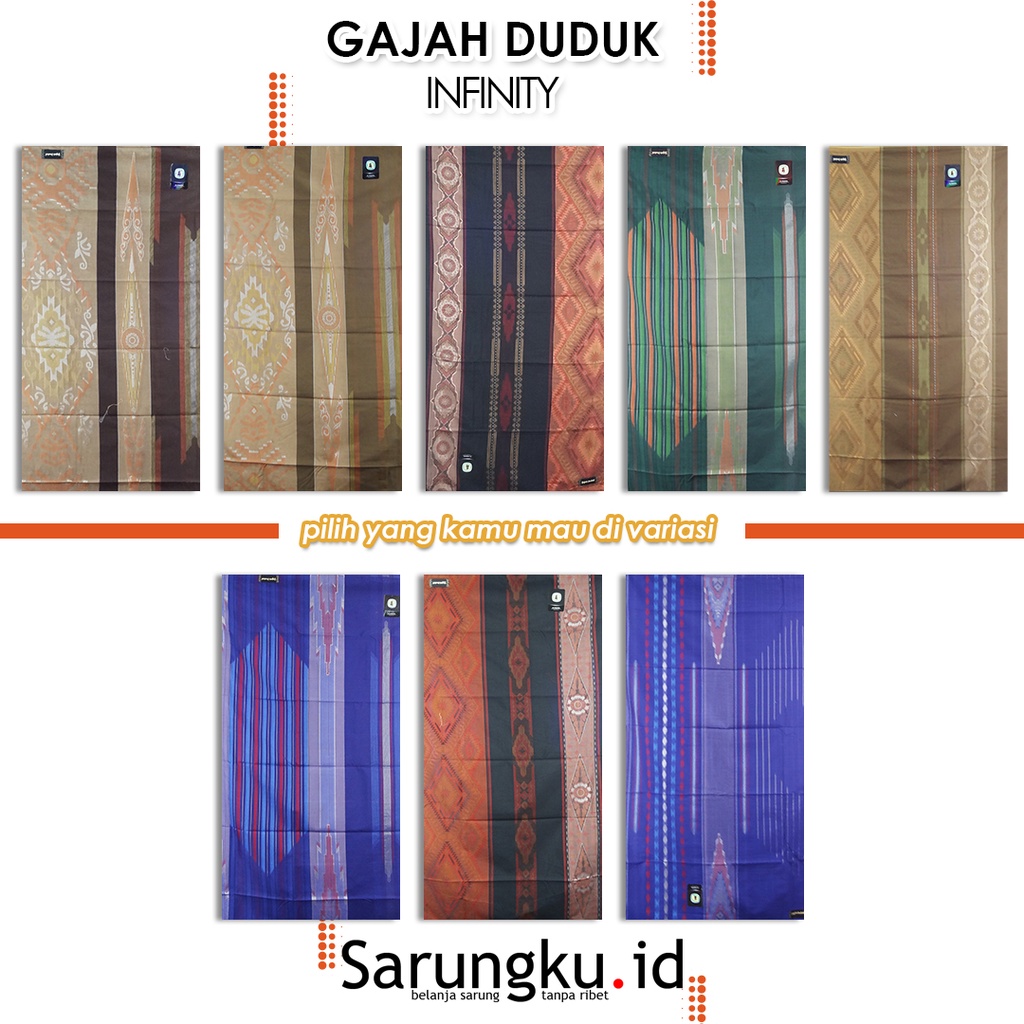 SARUNG GAJAH DUDUK INFINITY