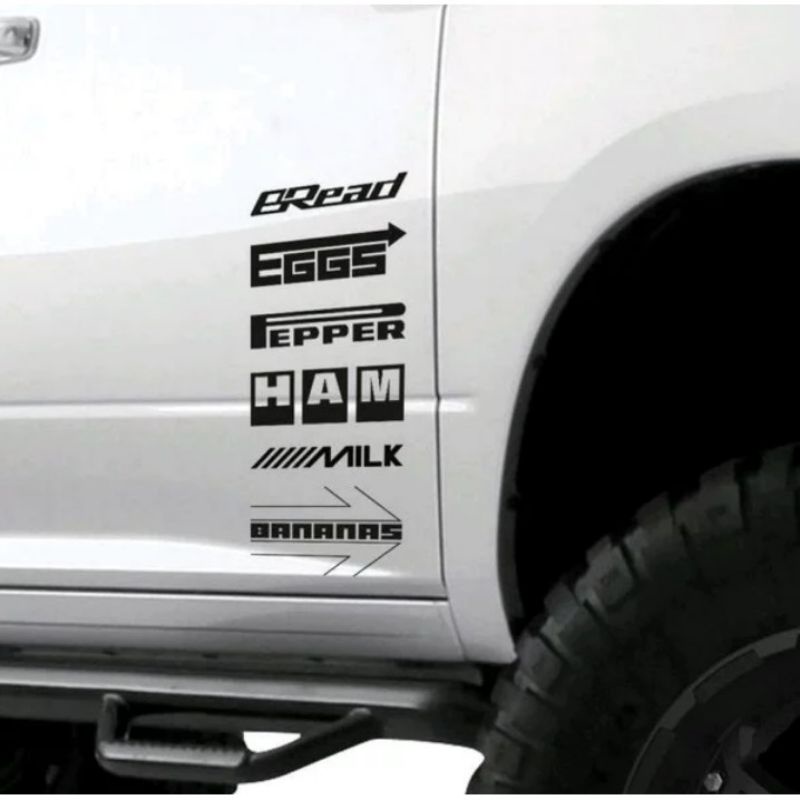 stiker mobil Sticker pintu mobil sticker custom sticker cutting mobil