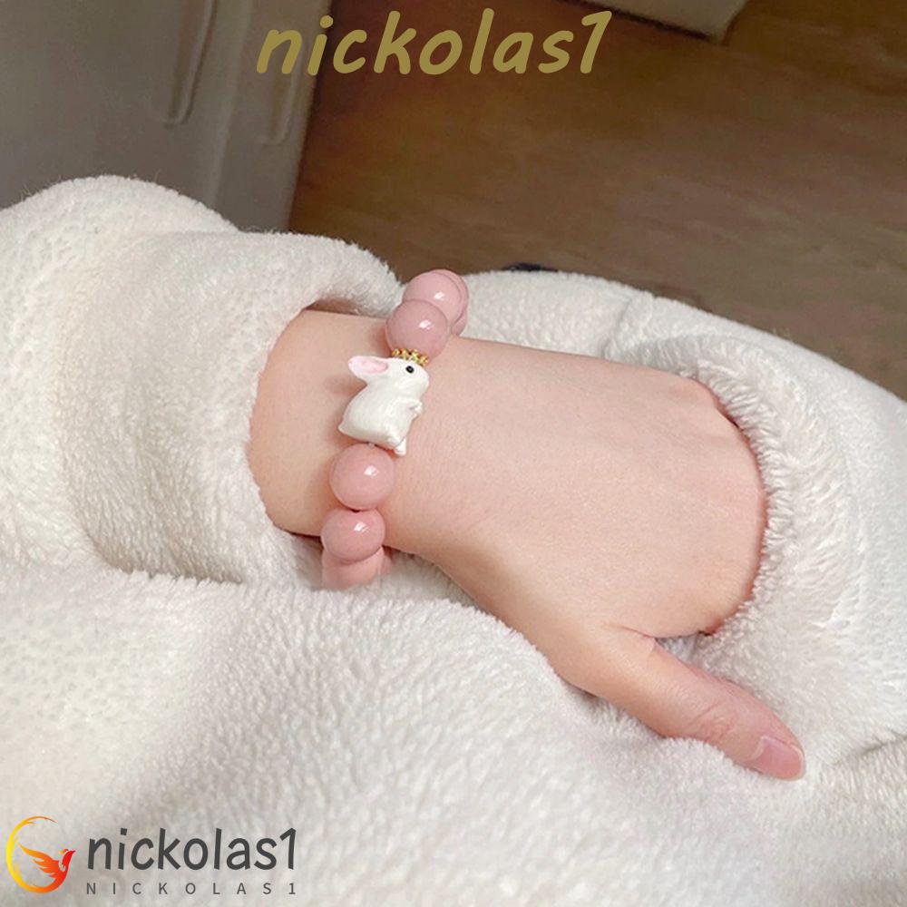 Nickolas1 Gelang Tangan Rantai Adjust Gaya Korea Motif Astronot / Bulan / Planet / Matahari Untuk Pasangan / Pria / Wanita