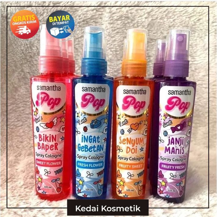 (ACEH) Samantha Pop Parfum Spray Cologne 105ml - Termurah