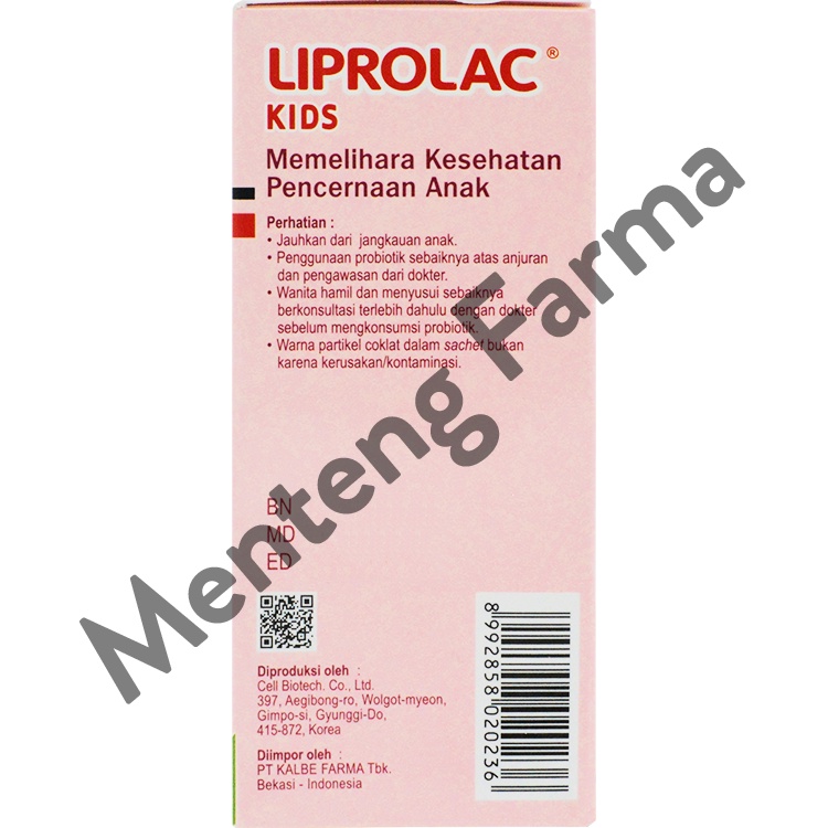 Liprolac Vanilla Sachet - Suplemen Probiotik dan Prebiotik Anak