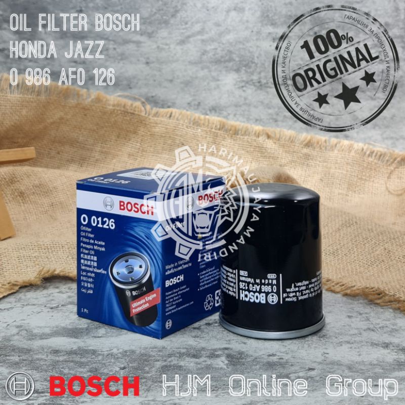 OIL FILTER - SARINGAN OLI JAZZ / CRV / BRIO / MOBILIO / FREED / CITY BOSCH