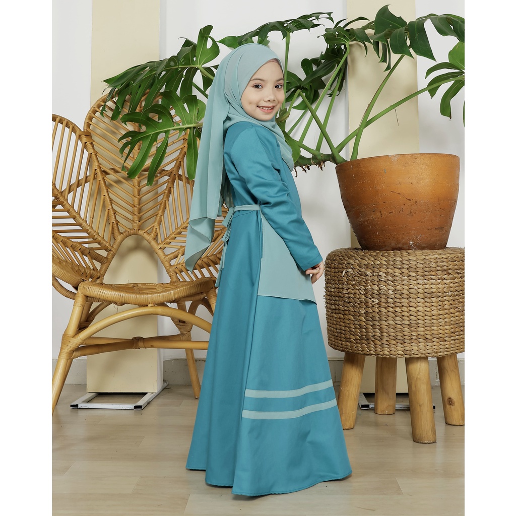 KUPNAD Gamis Muslim Anak Katun Premium - Zakia Dress by KUPNAD