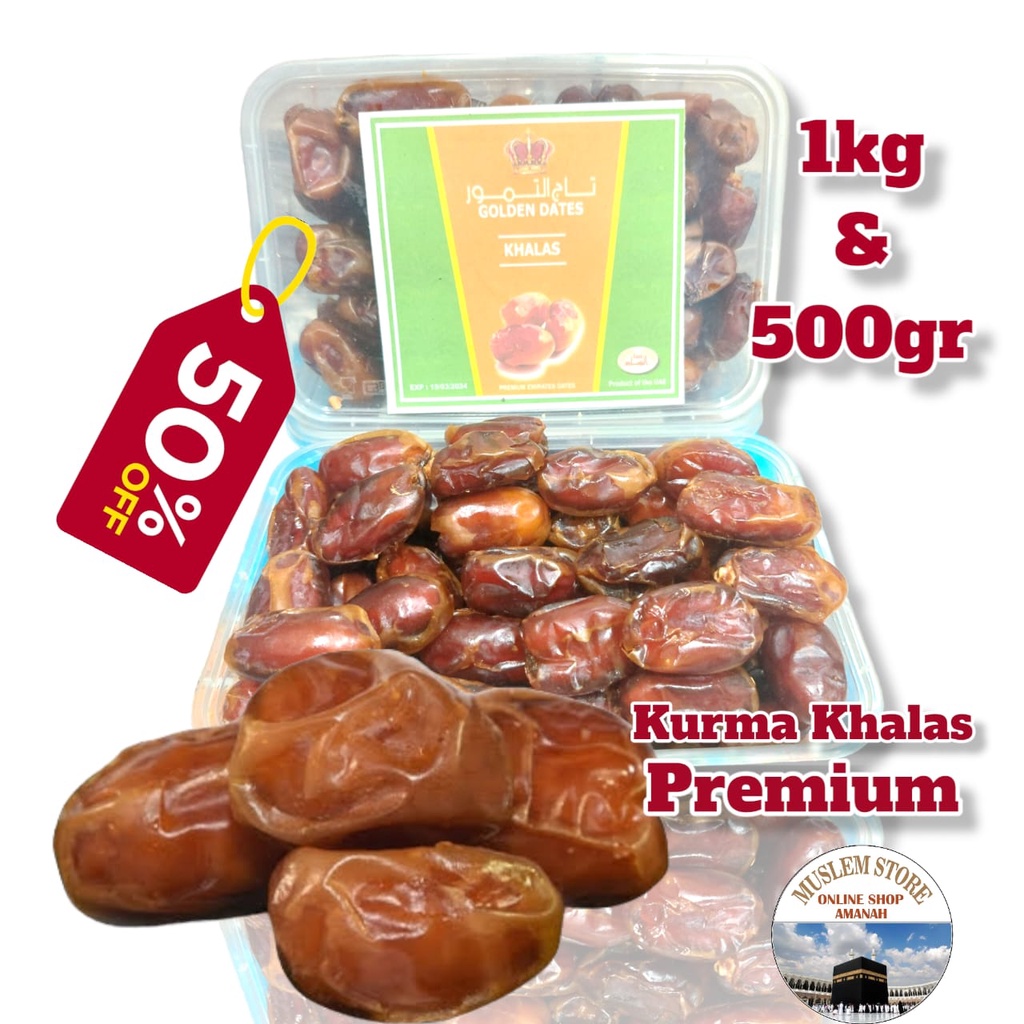 

KURMA KHALAS SUPER KEMASAN 1KG