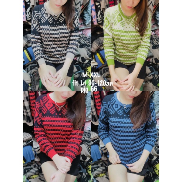 Atasan rajut wanita/blus rajut wanita/blouse rajut