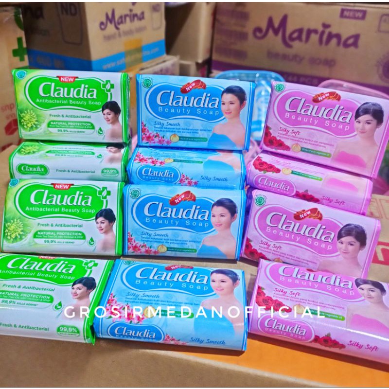 SABUN CLAUDIA HARUM WANGI - BAR SOAP KECANTIKAN KULIT - SABUN MANDI BATANG 60 G