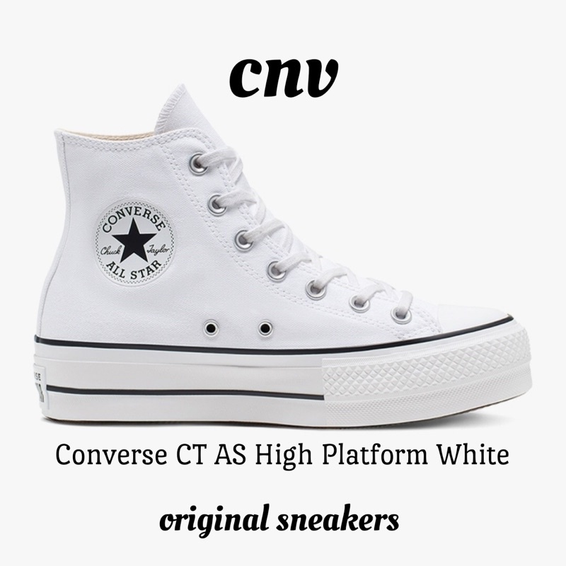 Converse CT AS High Platform White Black