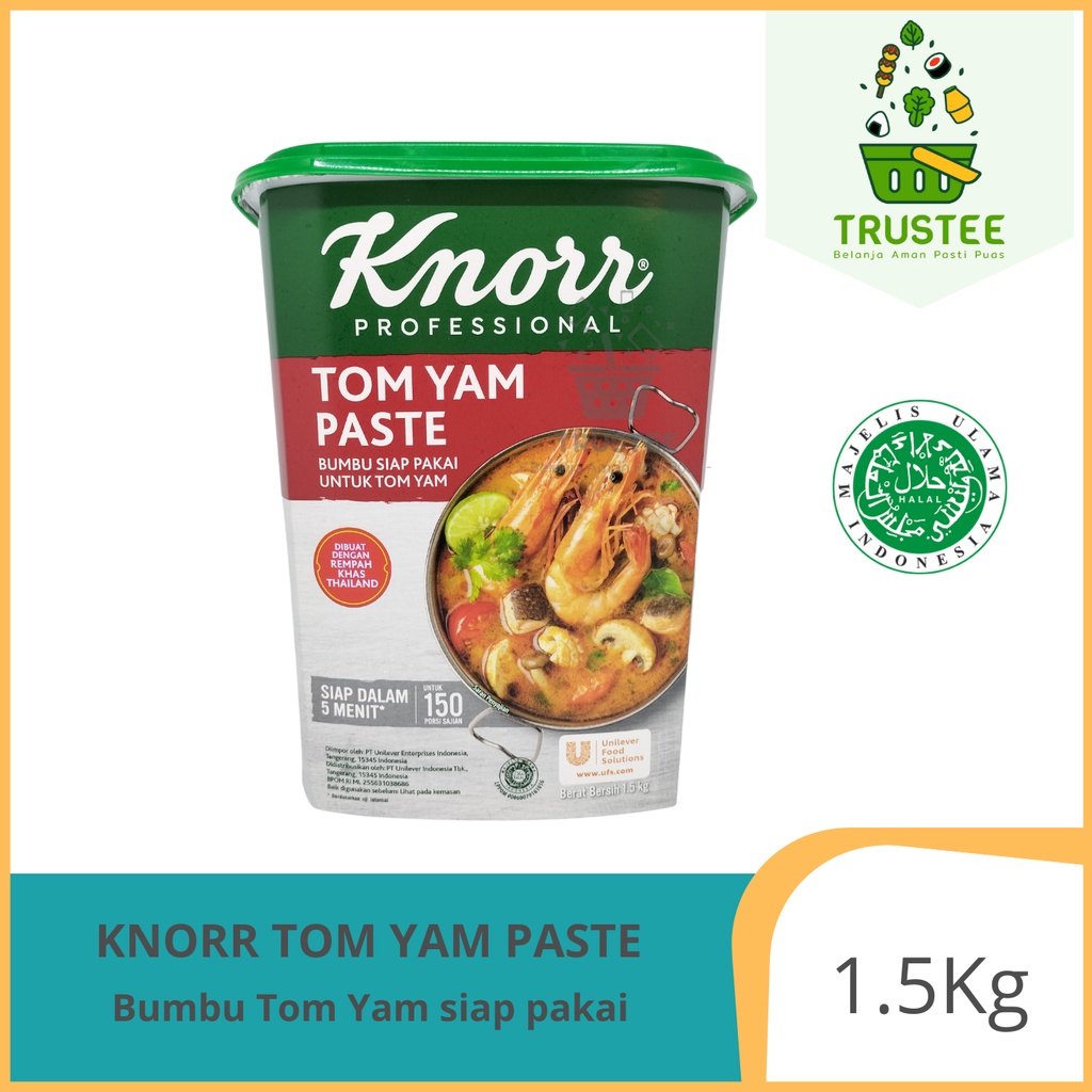 KNORR TOM YUM PASTE BUMBU TOM YAM TOMYUM TOMYAM 1.5 KG