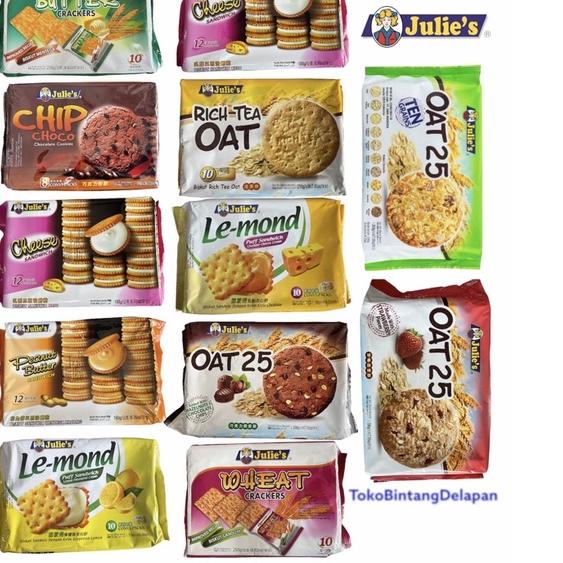 

10.10 Brand Biskuit Julie's all variant grosir