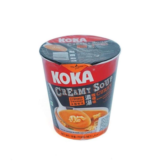 

KKV Koka Curry Creamy Soup Cup Noodles Mie Instan No MSG Halal 60g