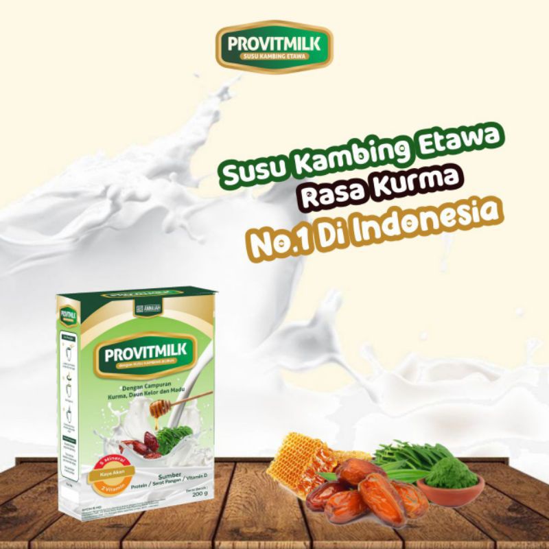 

Provitmilk susu kambing etawa PREMIUM herbal meredakan asam lambung gomilk skygoat etawaku