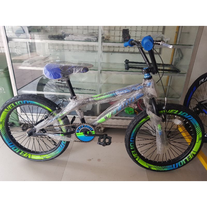 Sepeda BMX 20 inch VELION ( BAN JUMBO 3.0 ) ( Warna Biru / Blue )