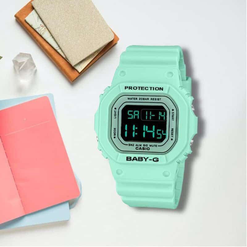 (Cod)Jam Tangan Wanita/Pria BBG Digital Water Resist Strap Rubber/Karer(Dikirim Jakarta)