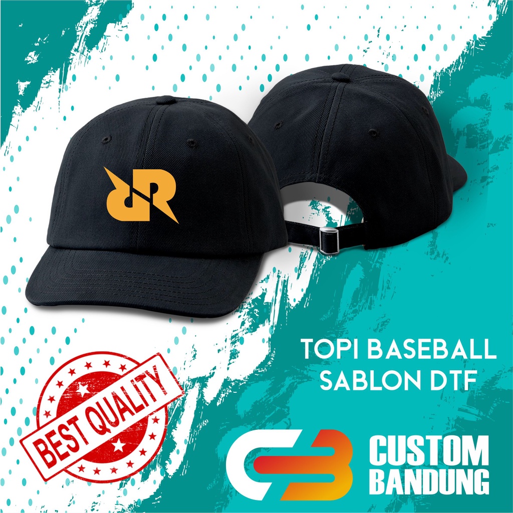 Topi Baseball RRQ Pria Wanita Topi Cap Bisa Tulis Nama Bisa COD Original High Premium Quality