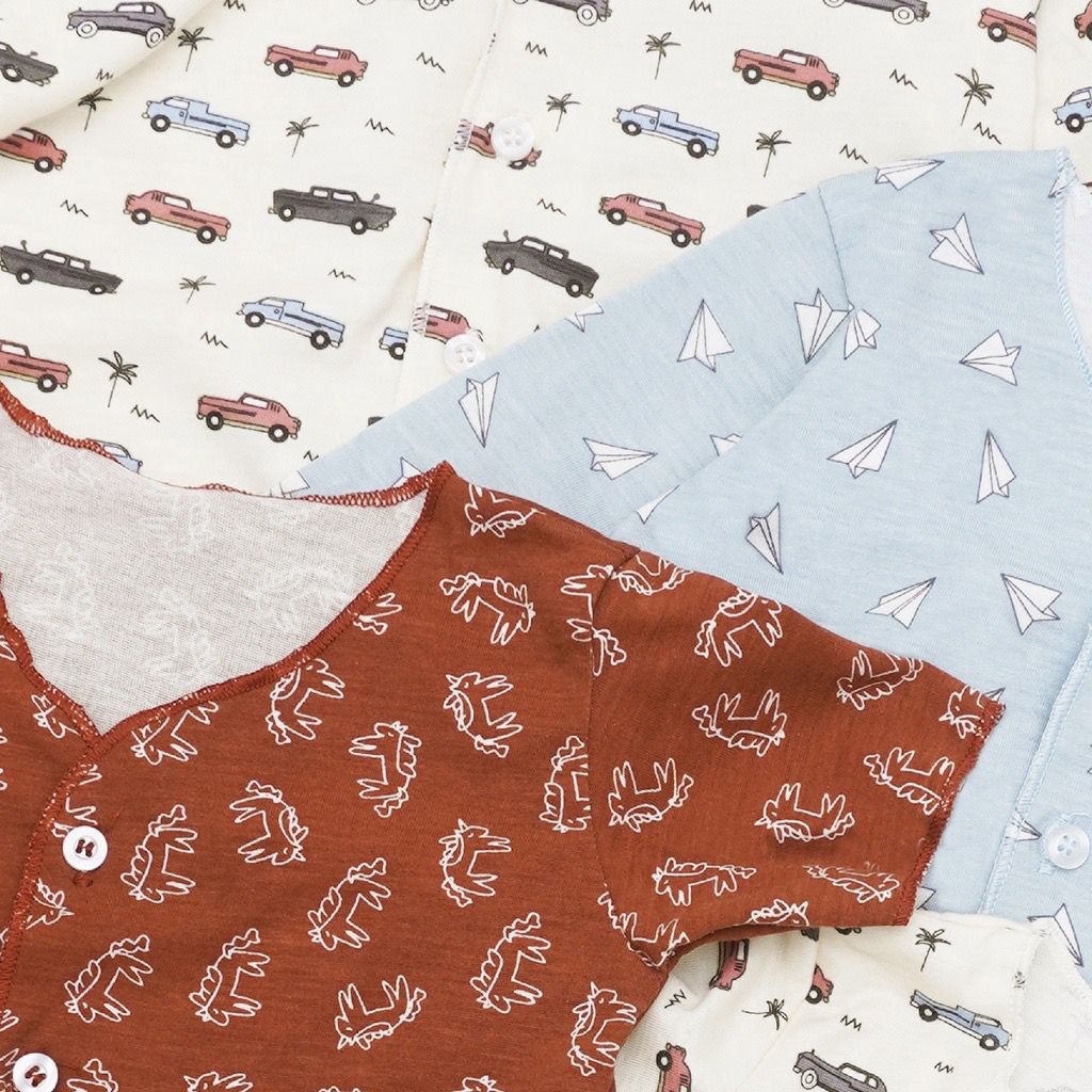 LITTLE PALMERHAUS SLEEVES LITTLE WEAR / PIYAMA / SETELAN BAYI