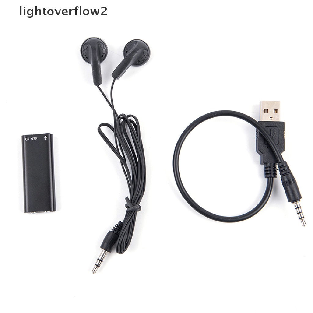 (lightoverflow2) Pen Perekam Suara Digital Mini USB 16 / 32G