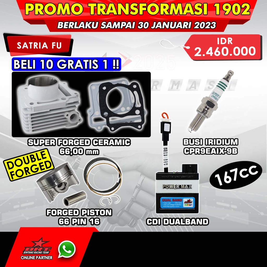 Paket Promo Bore Up Suzuki Satria FU 1902