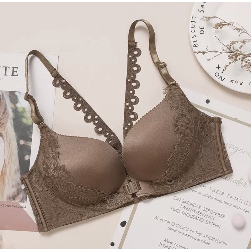 Bra Kait Depan (K-F22) Bra + Panty Premium