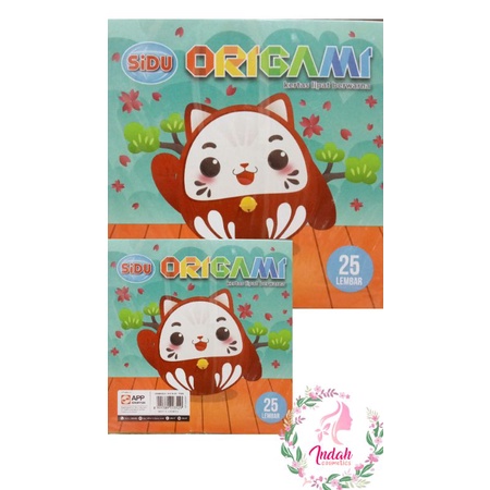 

SIDU Origami kertas lipat 16x16cm isi 25 lembar