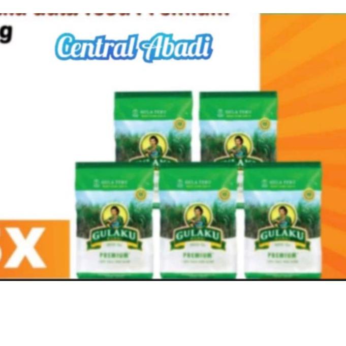 

10.10 HARGA GROSIR Gula Pasir Merk GULAKU Per 5 pcs /5 Kg buruan