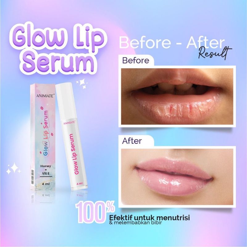 ANIMATE Lip Serum Glow Honey + Vit E