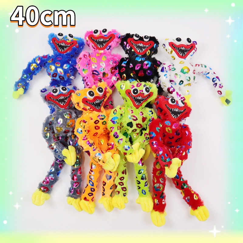 Mainan Boneka Stuffed Plush Karakter Game Poppy Huggy Wuggy 2022 40cm Multi Warna Untuk Anak Unisex