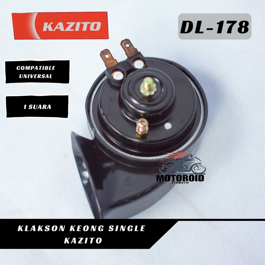 Klakson Keong  Universal Single 12Voltage Terompet Motor Listrik Nyaring