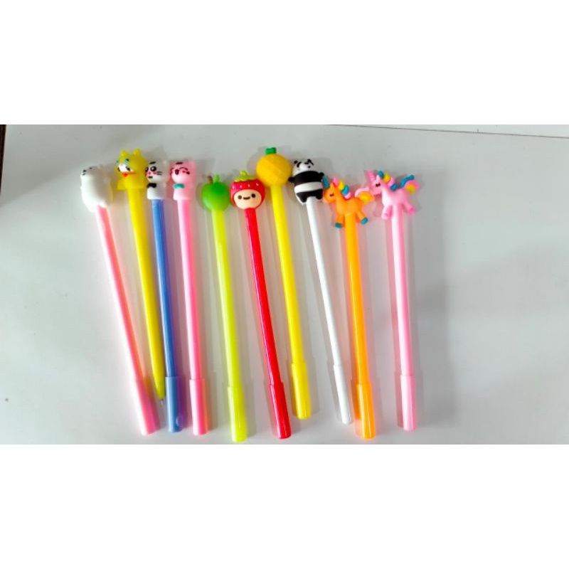 

Pulpen Kop BTS/Pena BTS/Pulpen Karakter Unicorn/Pulpen Karakter Keropi/Rabbit/Bear