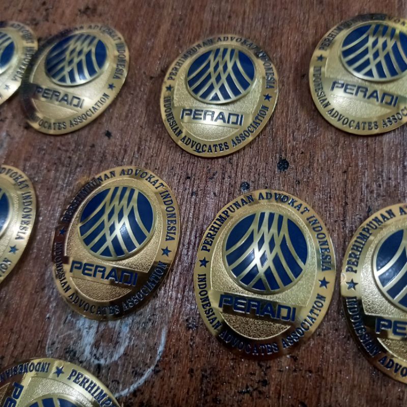 pin peradi / emblem peradi / perhimpunan advokat indonesia