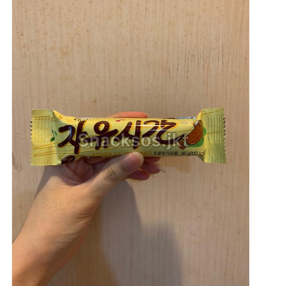 

Diskon sekarang--HAITAI CHOCOLATE COMPOUND FREE TIME BAR PEANUT KOREA