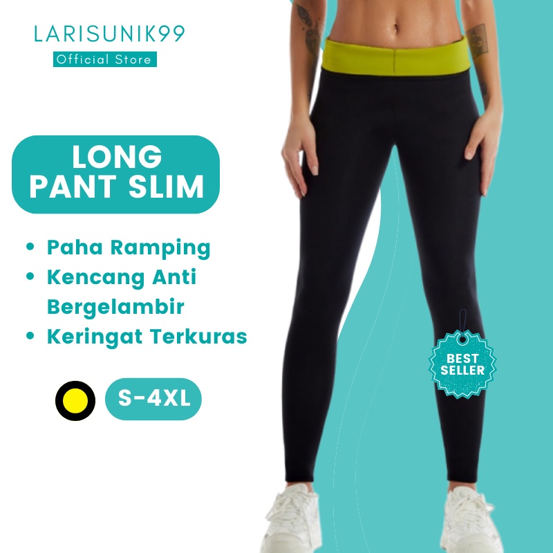 Celana Pelangsing Long Pant Hot Shaper Model Panjang Celana Pembakar Lemak Pakaian Olahraga