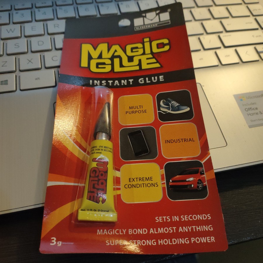 

LEM SUPER KUAT INSTANT GLUE / MAGIC GLUE KLEBERMAN 3g