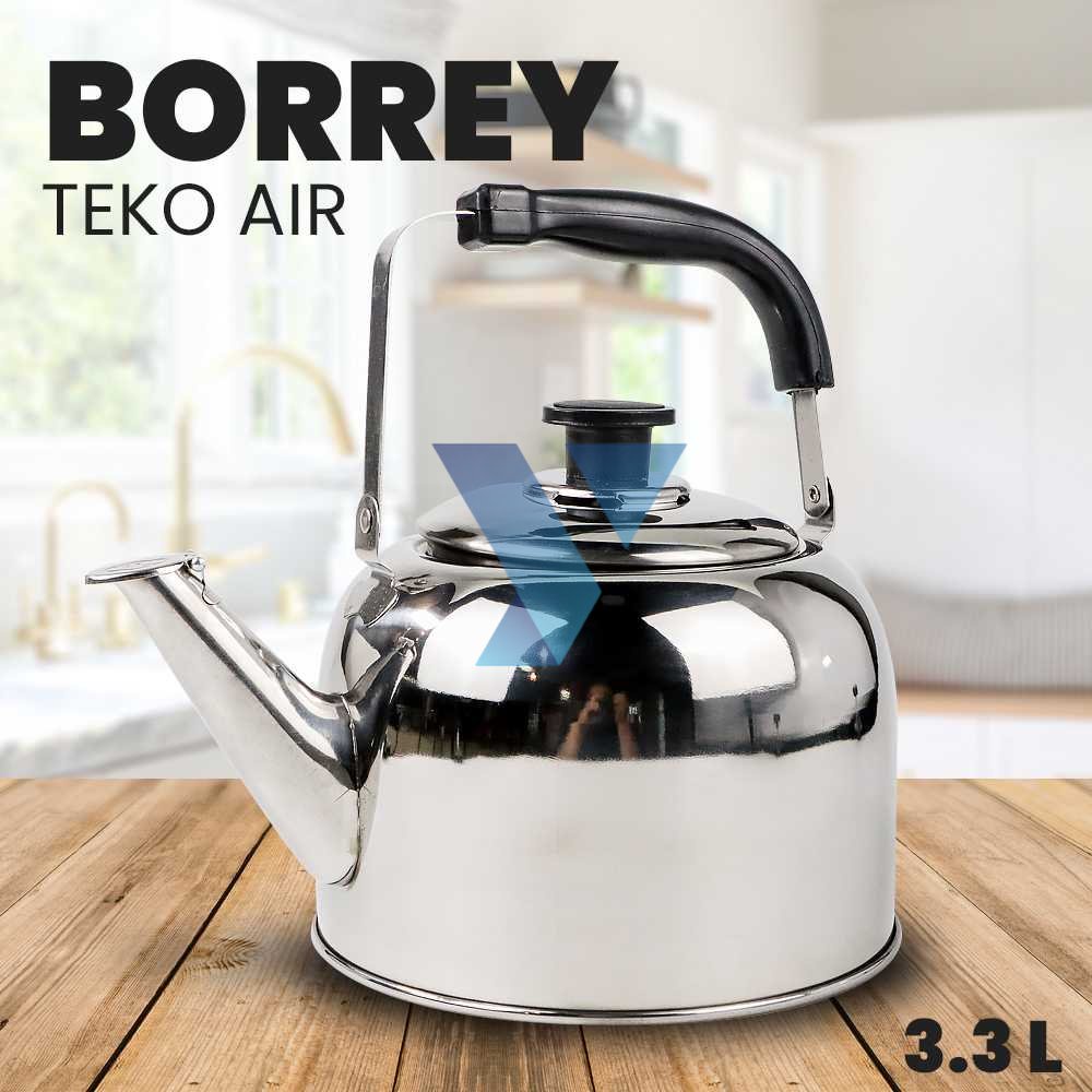 BORREY Teko Air Water Kettle 3.3 Liter - HS4062 ( Al-Yusi )