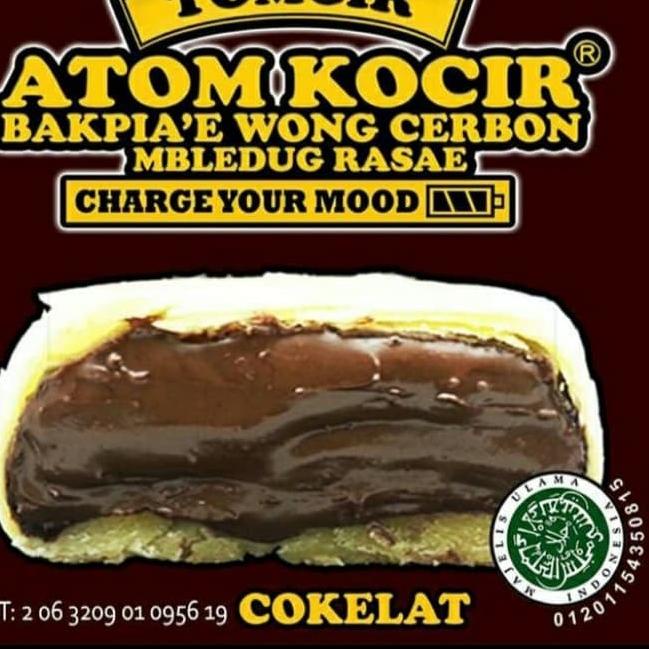 

qk✲Ready↕ Tomcir Atom Kocir Cokelat Bakpia Cirebon 1 pack isi 5 40 ↕