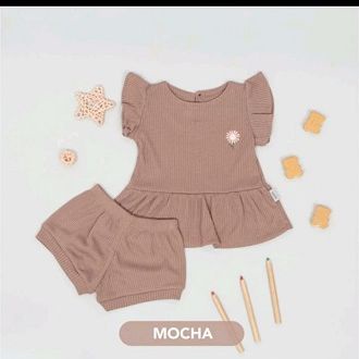 BEFAST - ZTL OOTD Setelan Anak DHARA / SETELAN ANAK CHOPIN / Set Atasan Kaos Lengan Pendek+Celana Pendek / Fashion Anak perempuan Kekinian / Setelan Anak Balita Casual / Termurah / Oneset Anak Balita / Pakaian Anak-Anak Santai Rumahan