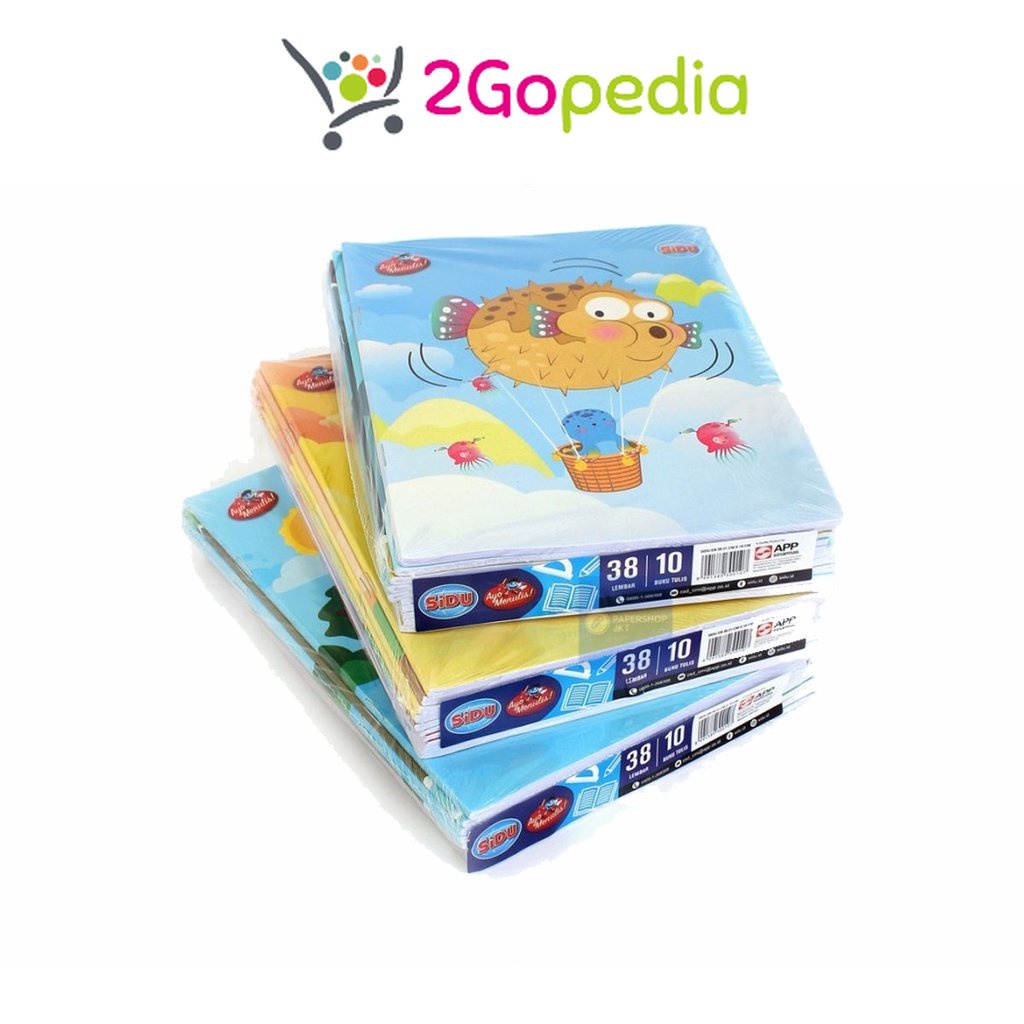 

Buku Tulis Sidu Isi 38 Lembar (10 Pcs) Sidu Grosir Murah Atk