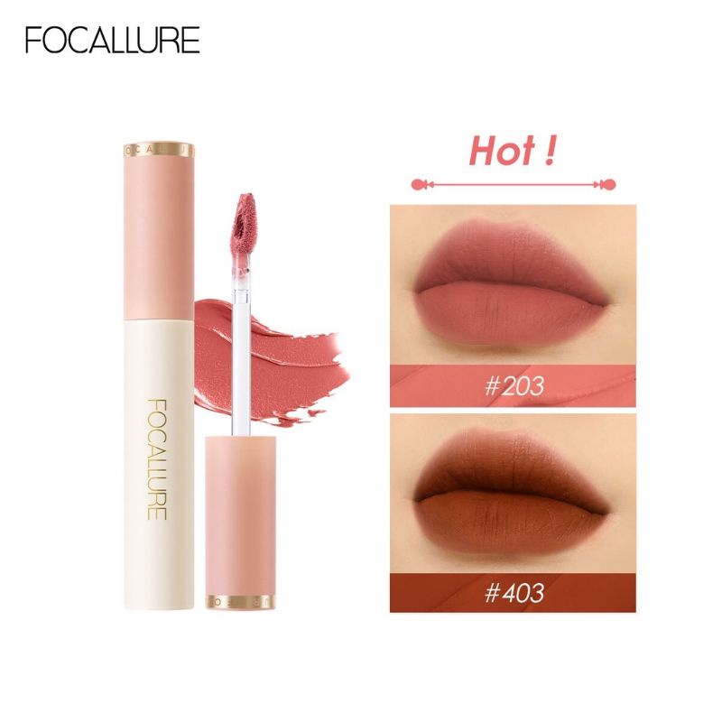 ❣️Rejeki.Shop❣️ FOCALLURE Lip Gloss Silky Smooth Velvet Lipstik | Lipstik Velvet Focallure | Lipstik